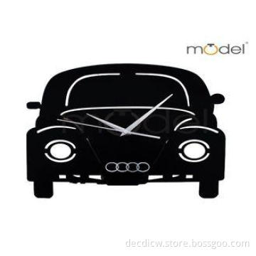 Creative Art Retro Classic Cars Customized Logo Wall Clock
